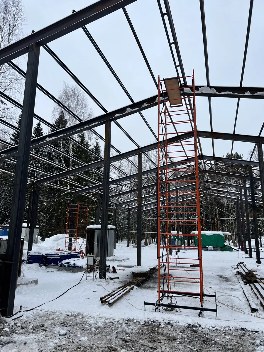 Огнезащита металлоконструкций — фото объекта