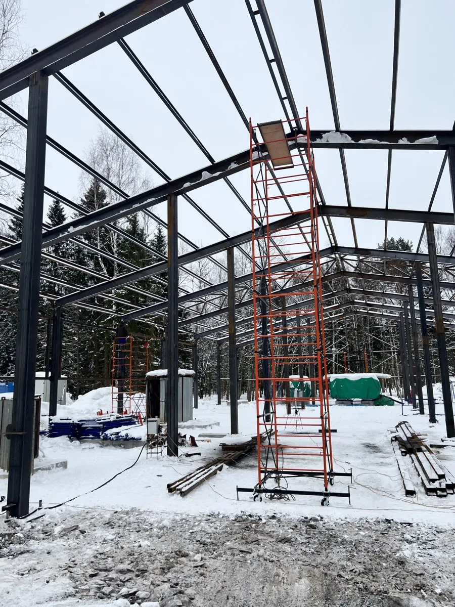 Огнезащита металлоконструкций — фото объекта