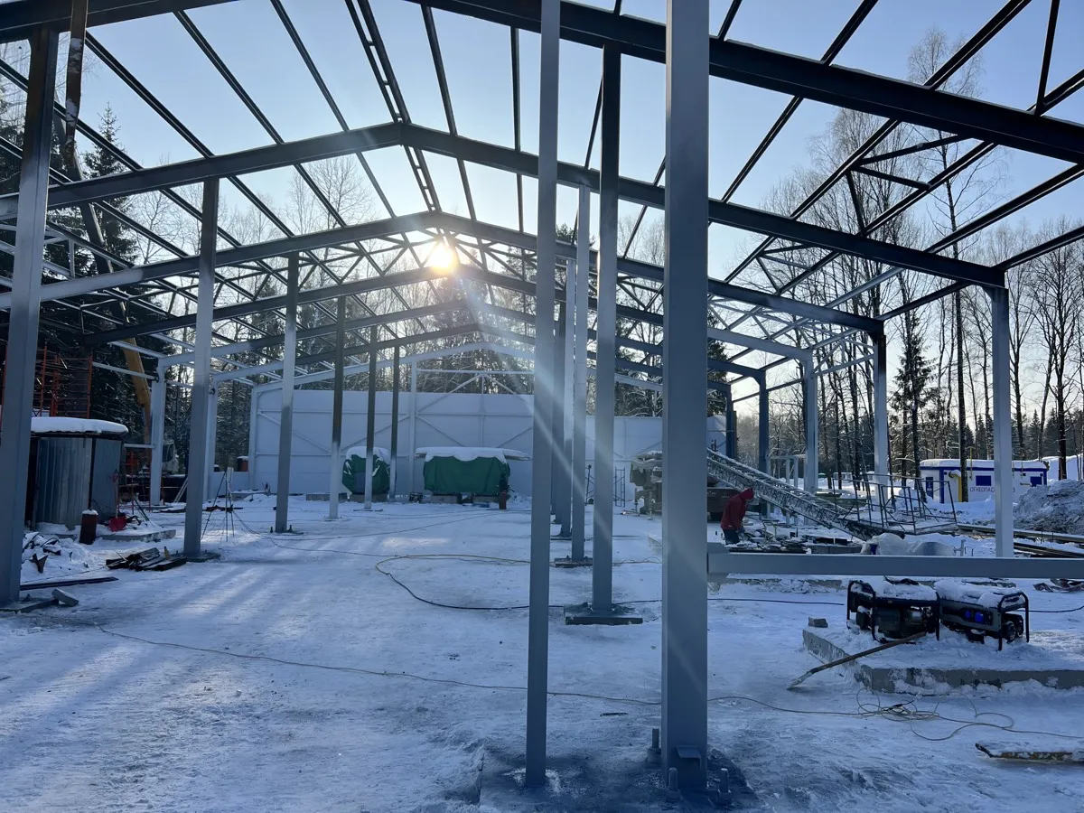 Огнезащита металлоконструкций — фото объекта