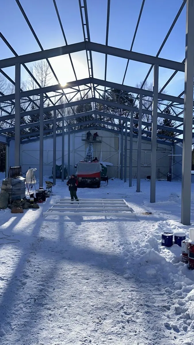 Огнезащита металлоконструкций — фото объекта