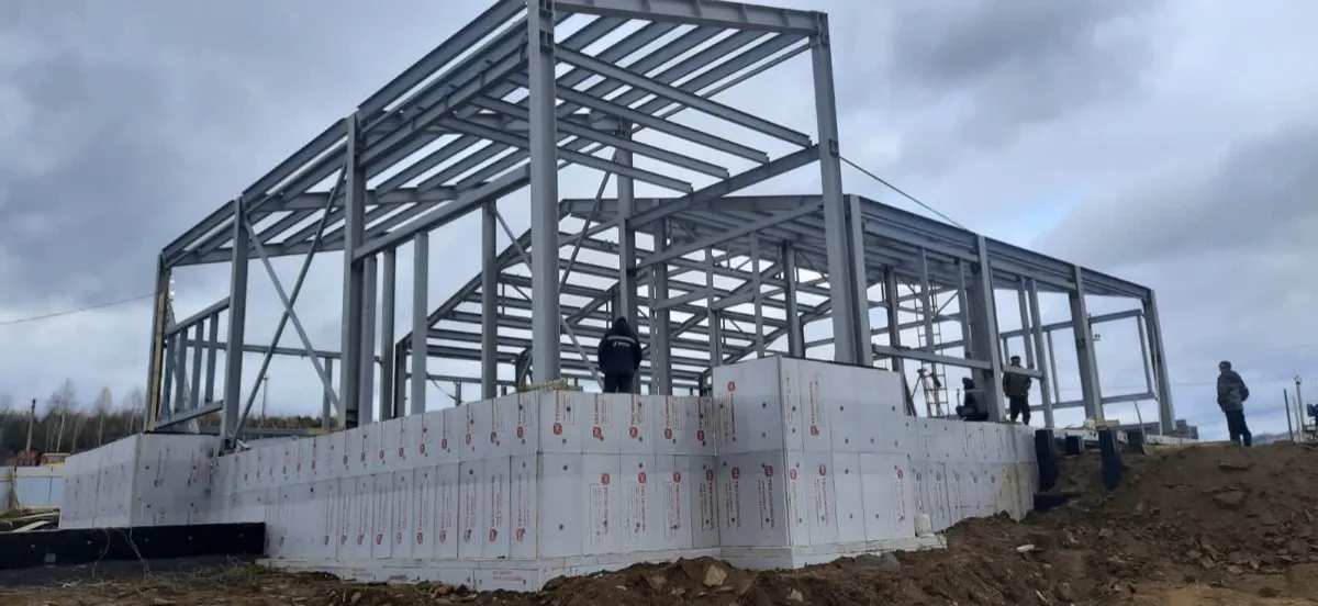 Огнезащита металлоконструкций — фото объекта