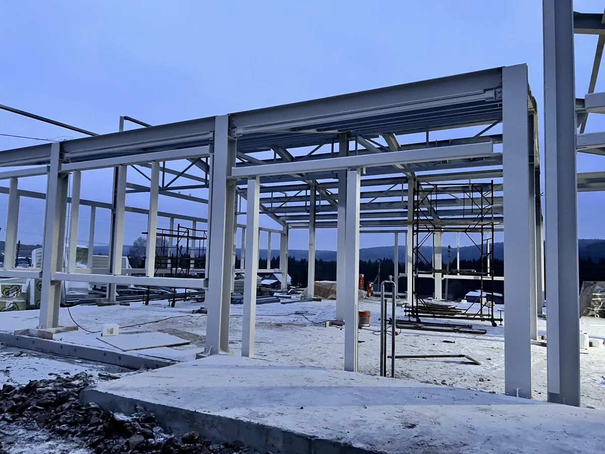 Огнезащита металлоконструкций — фото объекта