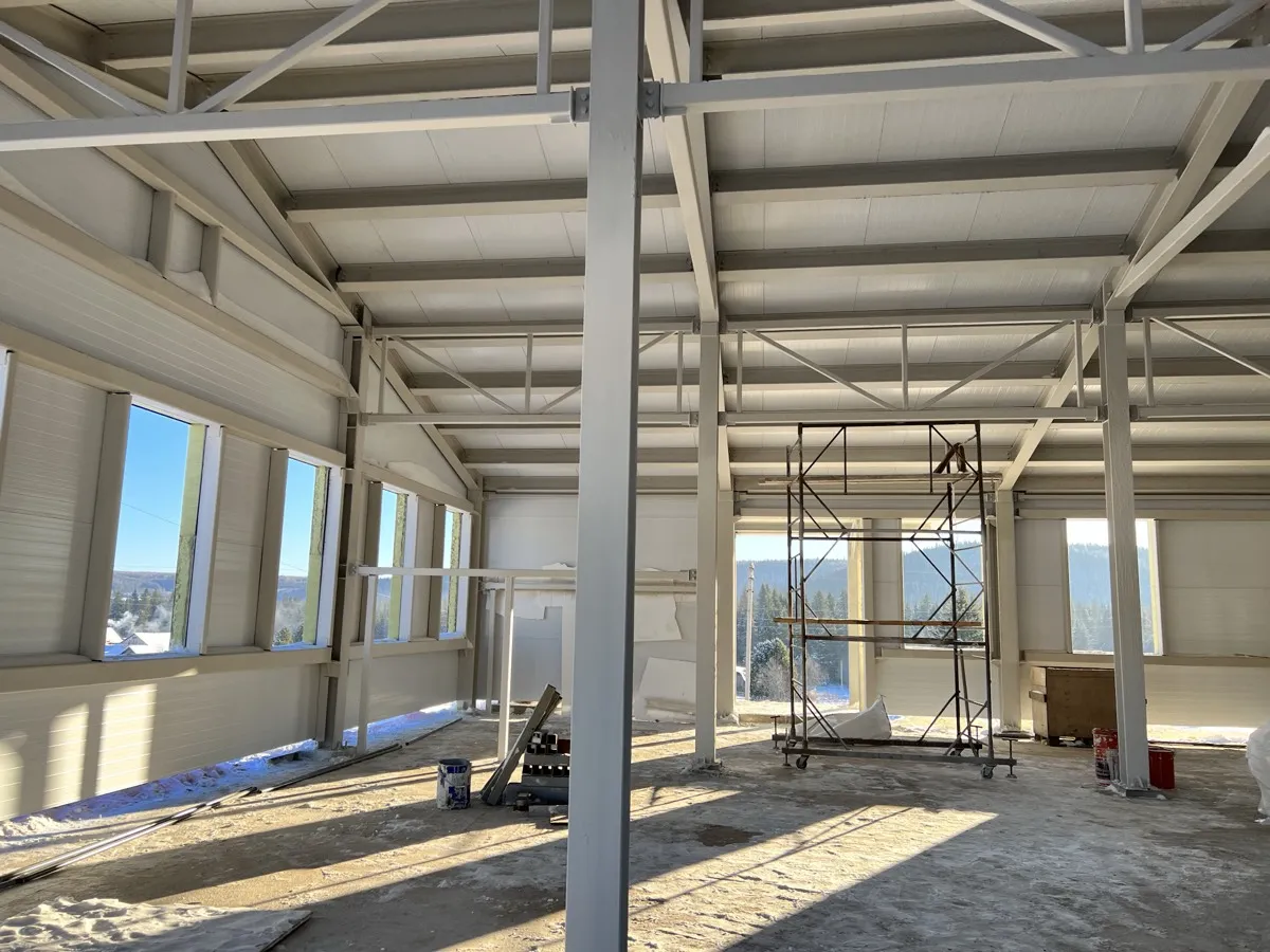 Огнезащита металлоконструкций — фото объекта