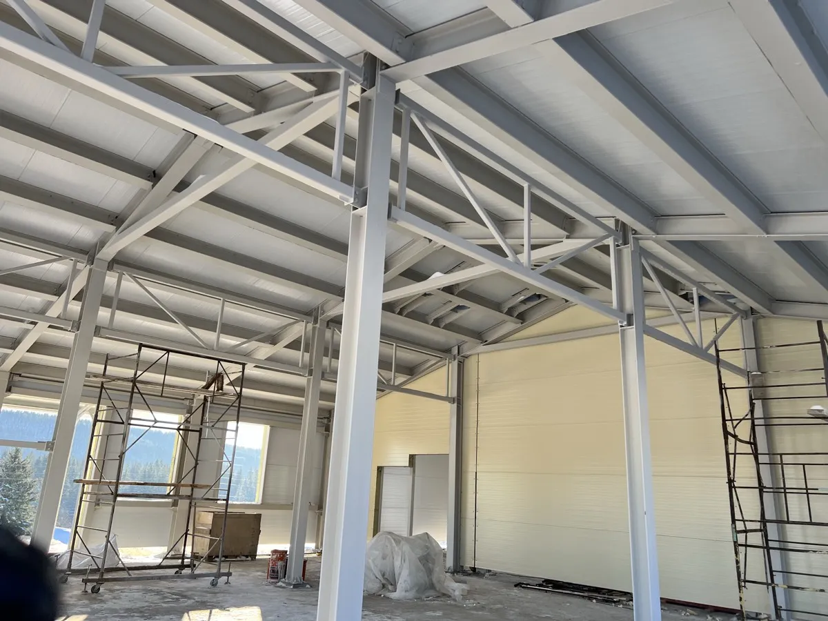 Огнезащита металлоконструкций — фото объекта