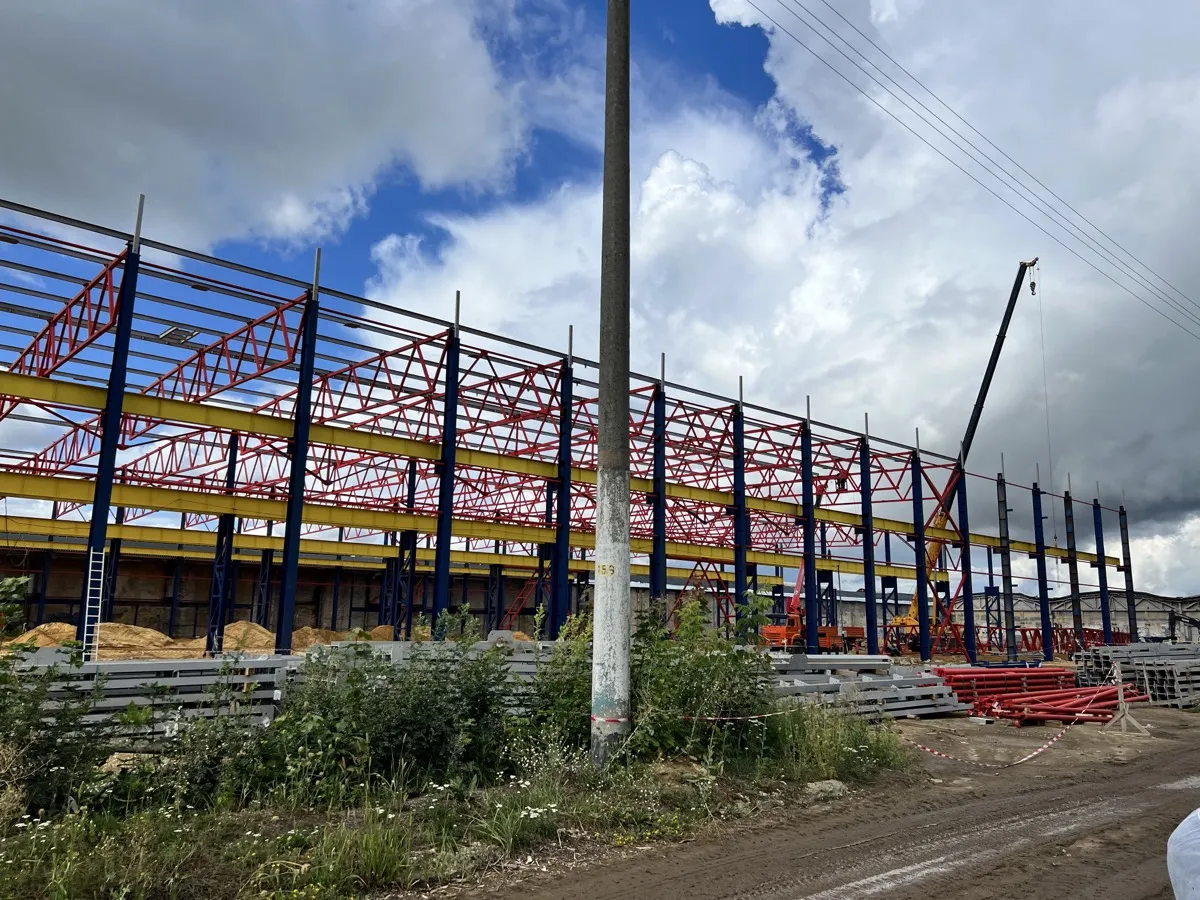 Огнезащита металлоконструкций — фото объекта