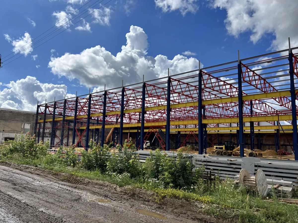 Огнезащита металлоконструкций — фото объекта