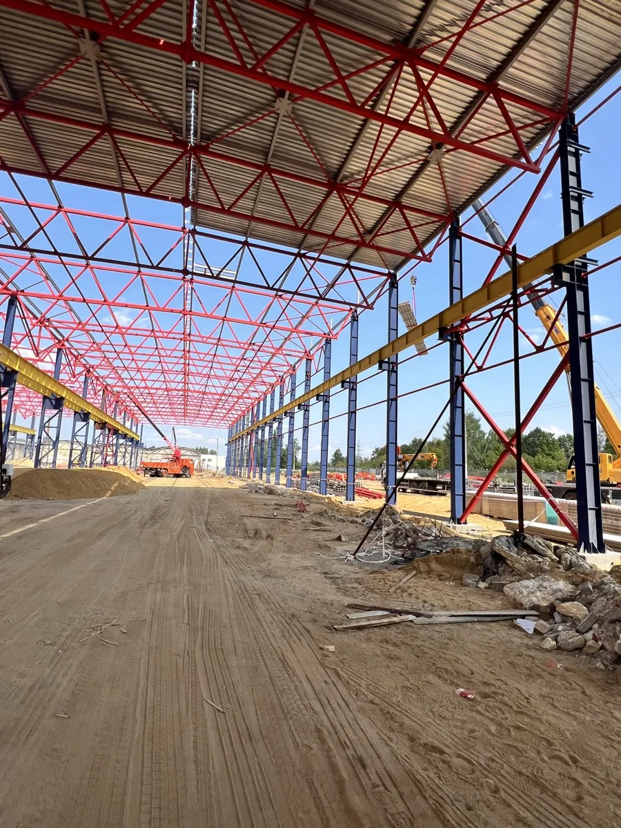 Огнезащита металлоконструкций — фото объекта