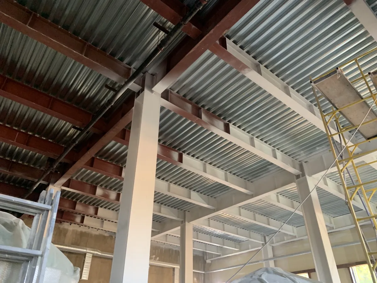 Огнезащита металлоконструкций — фото объекта