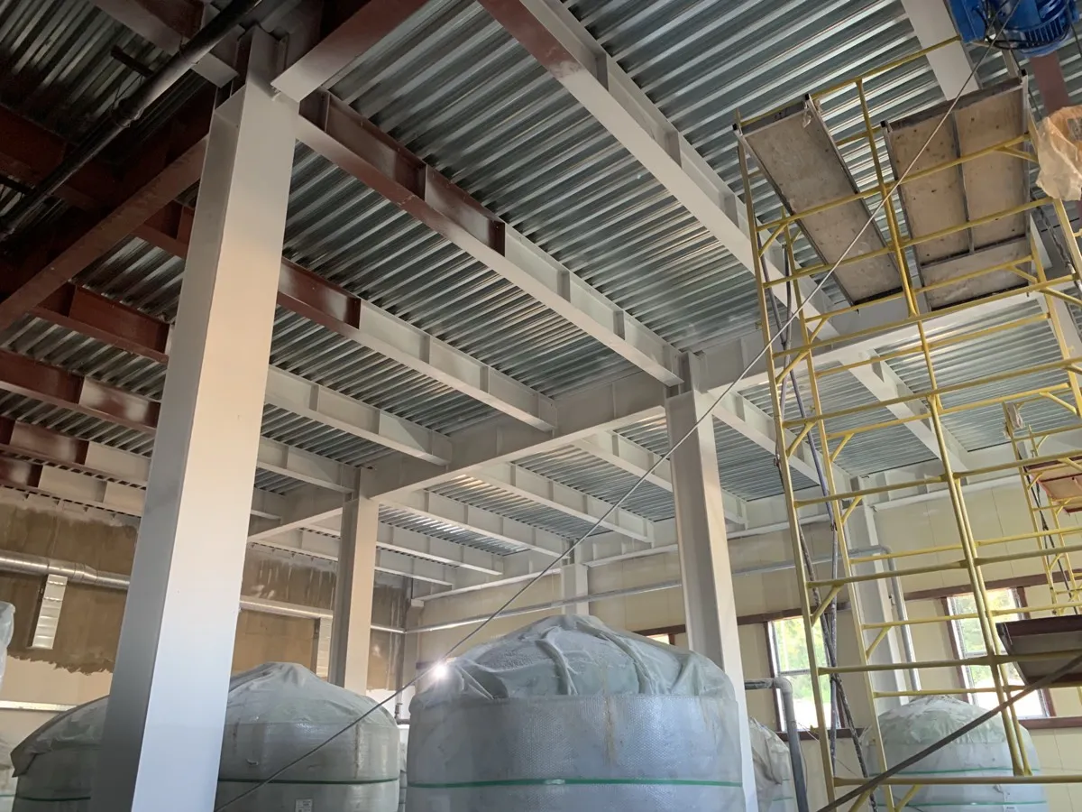 Огнезащита металлоконструкций — фото объекта