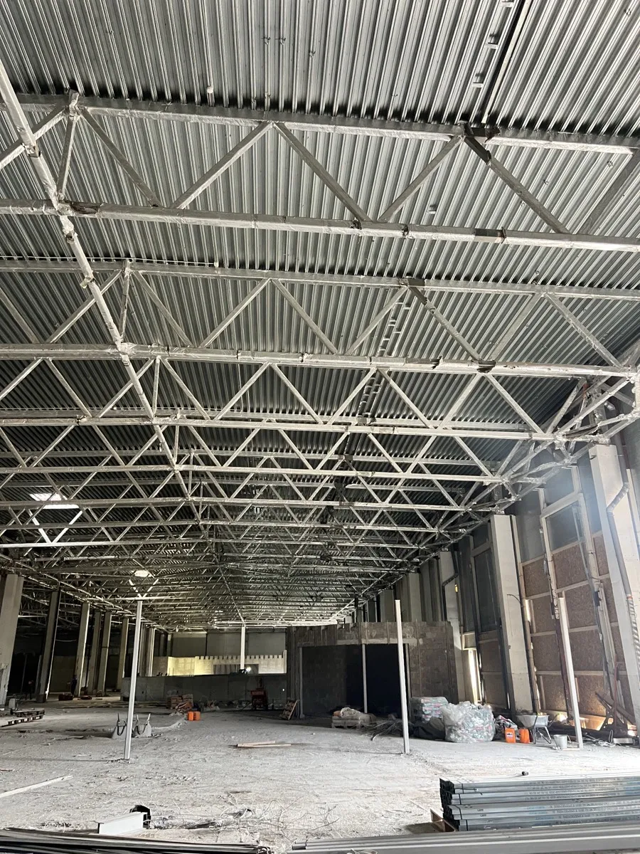 Огнезащита металлоконструкций — фото объекта