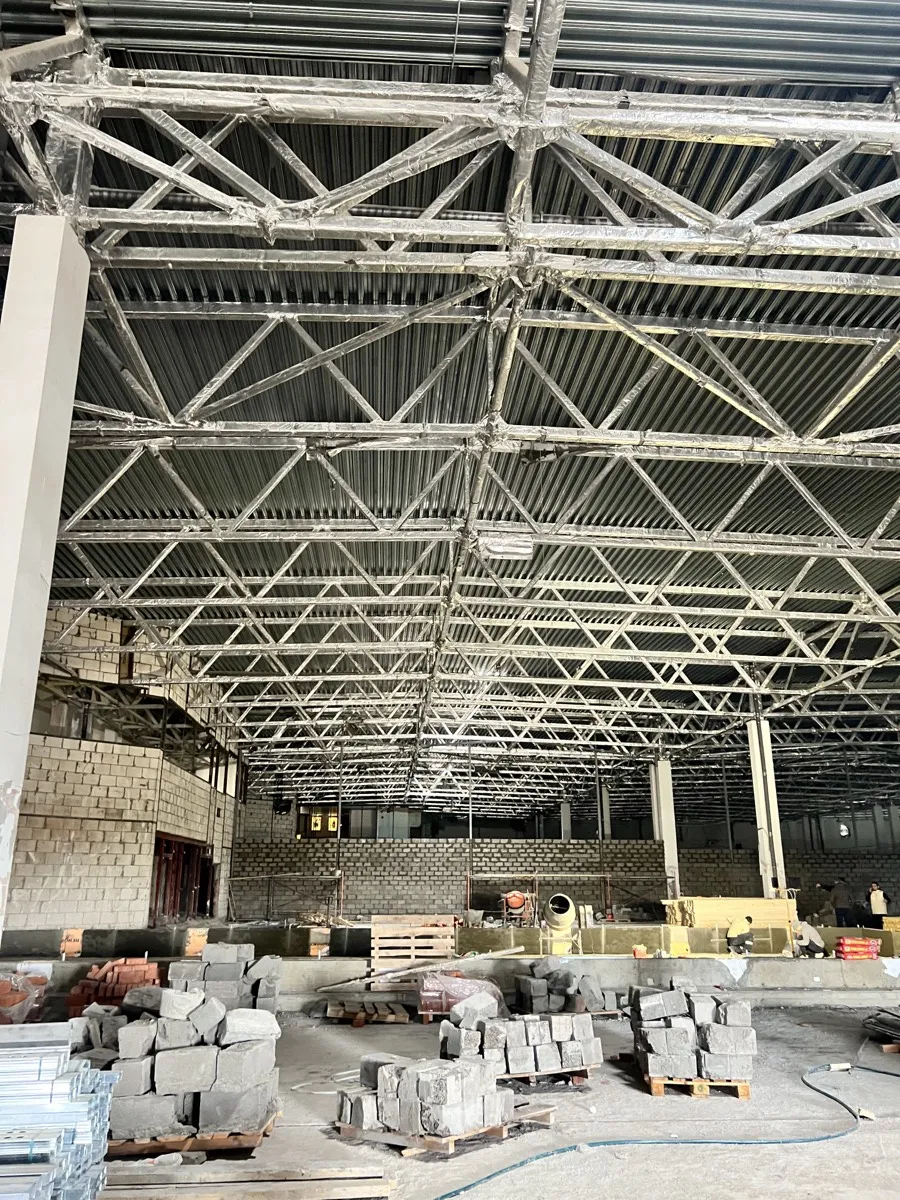 Огнезащита металлоконструкций — фото объекта