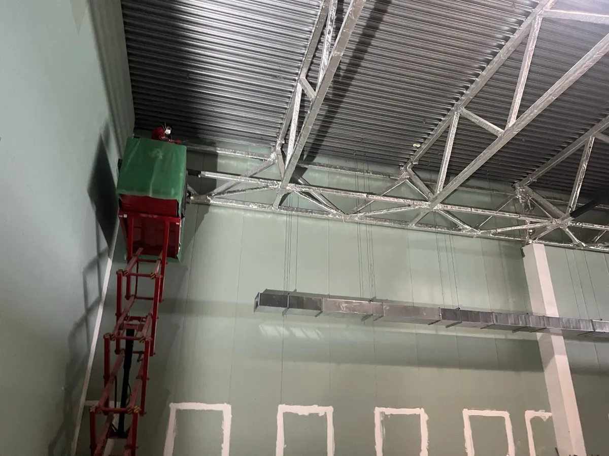 Огнезащита металлоконструкций — фото объекта