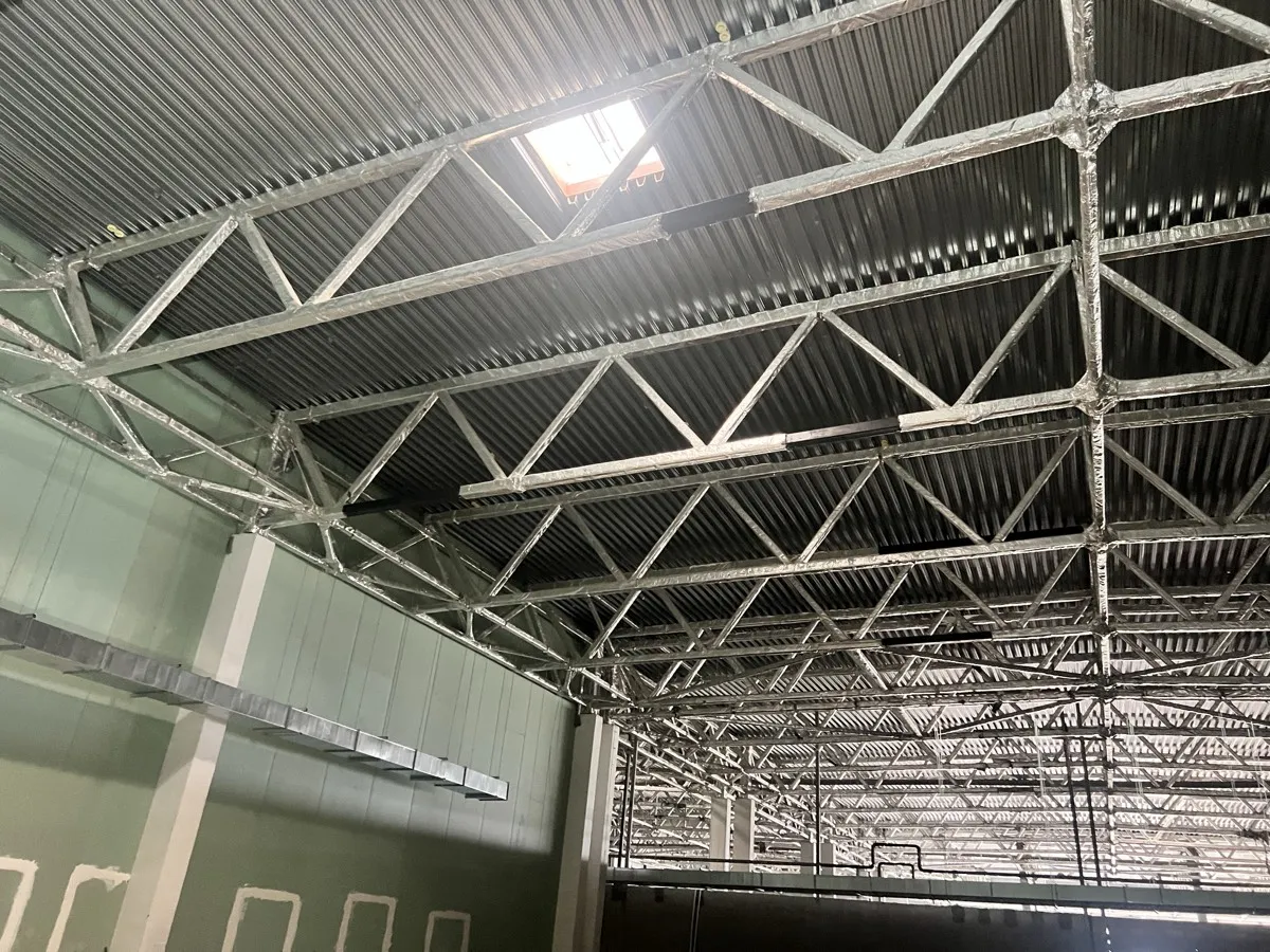 Огнезащита металлоконструкций — фото объекта