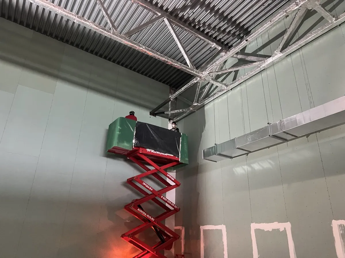 Огнезащита металлоконструкций — фото объекта